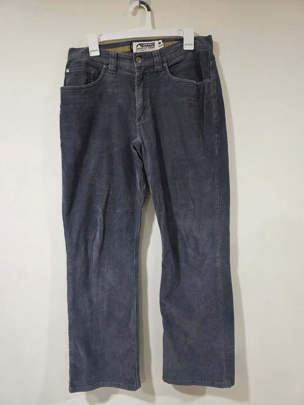 Mountain Khakis Corduroy Pants Size 32x30 Classic Fit Gray
